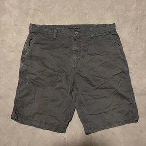 John Varvatos USA Chino Shorts‎ Mens 33 Black S131T1B Casual Cotton Stretch
